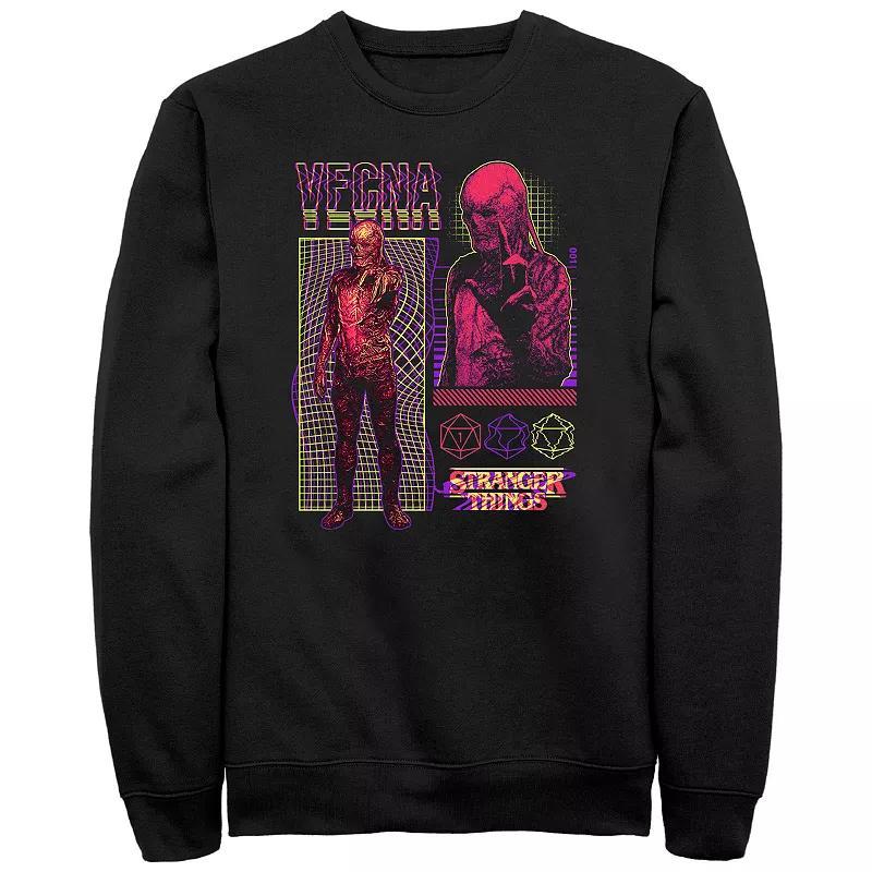 Mens Stranger Things Vecna Infographic Graphic Fleece Product Image