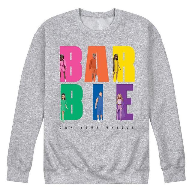 Mens Barbie Own Your Unique Graphic Fleece Product Image