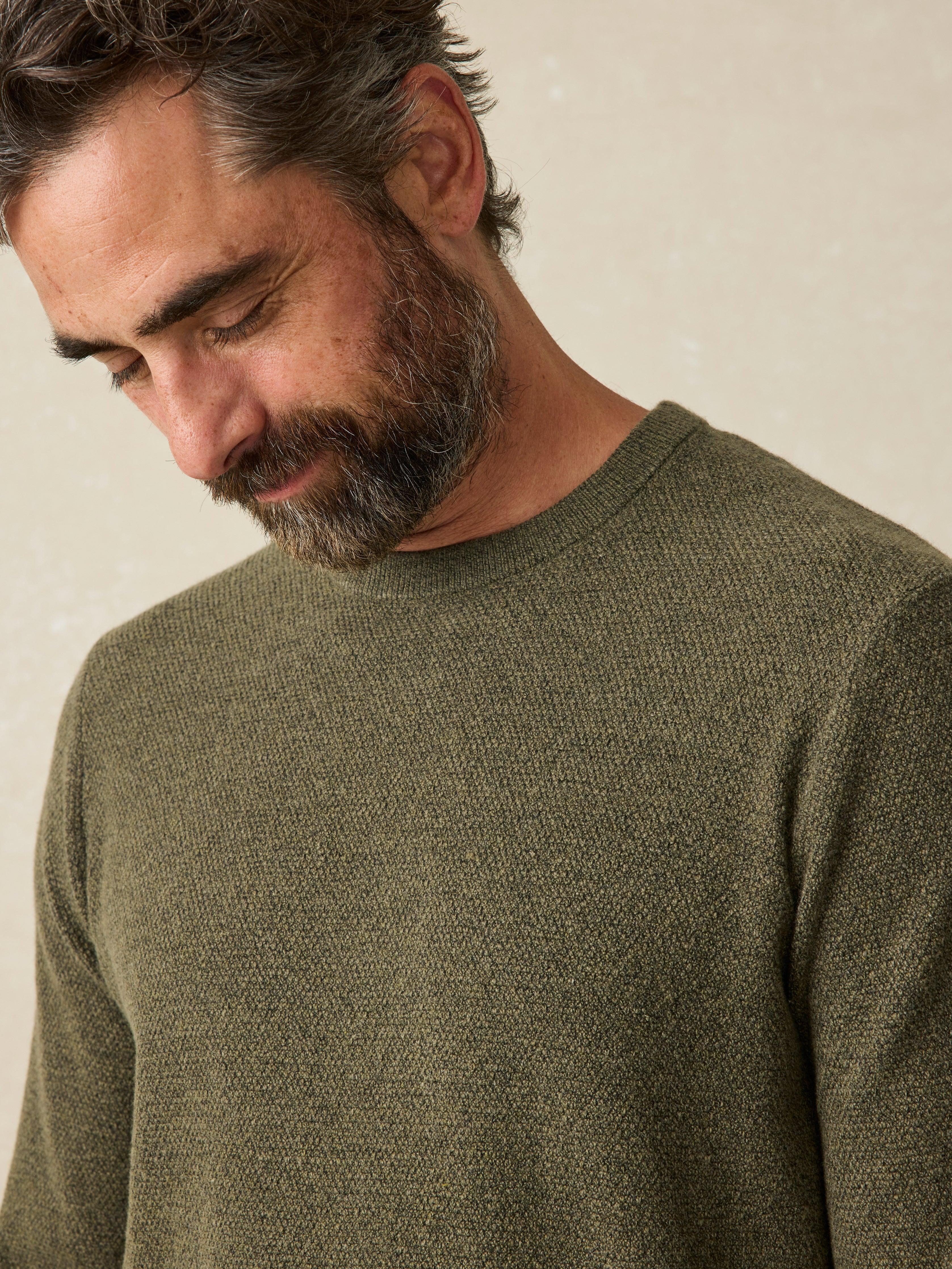 Jackson Crew Sweater (Tall) - Olive Heather Male Product Image