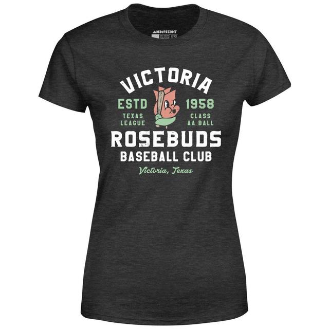 Victoria Rosebuds - Texas - Vintage Defunct Baseball Teams - Women's T-Shirt Female Product Image