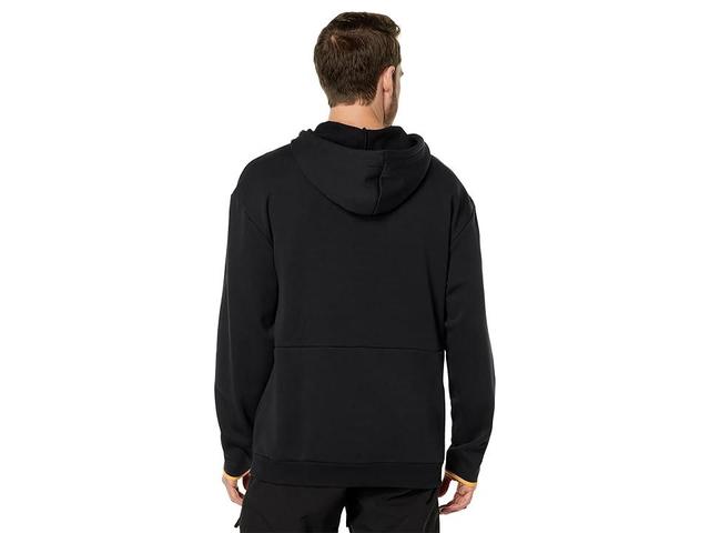 Oakley TC Stretch Logo Hoodie (Blackout) Men's Clothing Product Image