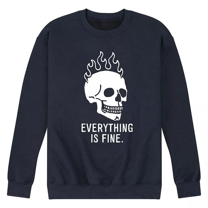 Mens Everything is Fine Sweatshirt Product Image