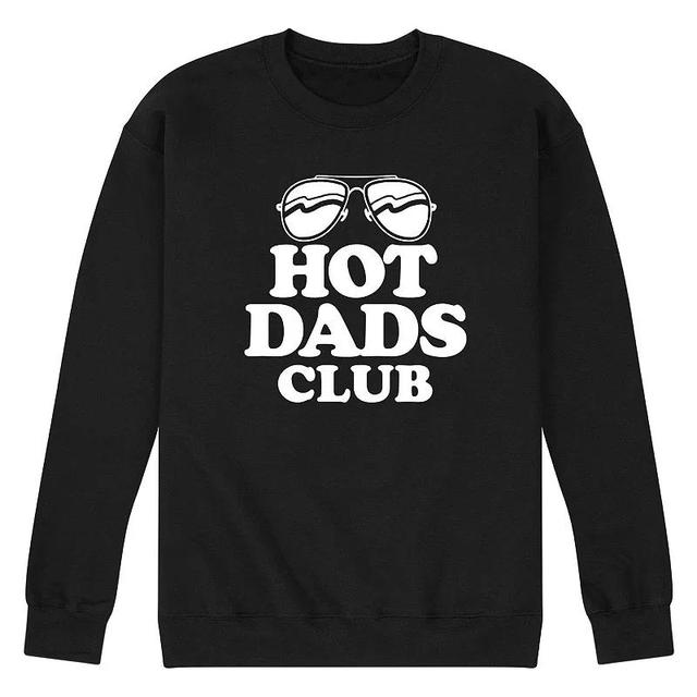 Mens Hot Dads Club Fleece Sweatshirt Black Product Image