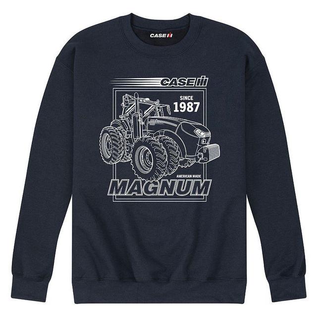 Mens Case IH Magnum Fleece Sweatshirt Blue Product Image