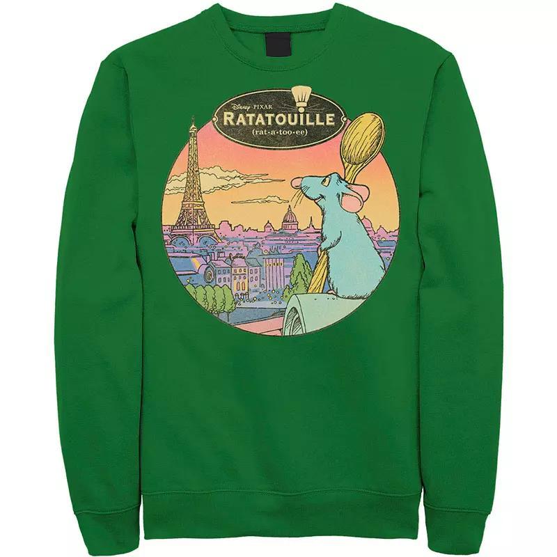 Mens Disney / Pixar Ratatouille Over Look Paris Sweatshirt Blue Product Image