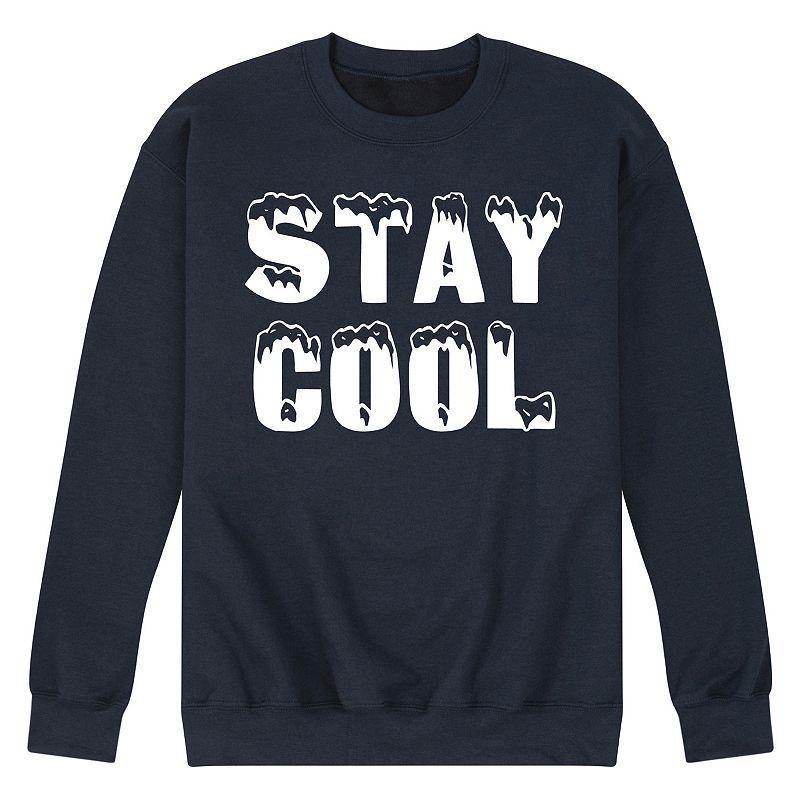 Mens Stay Cool Fleece Sweatshirt Med Grey Product Image