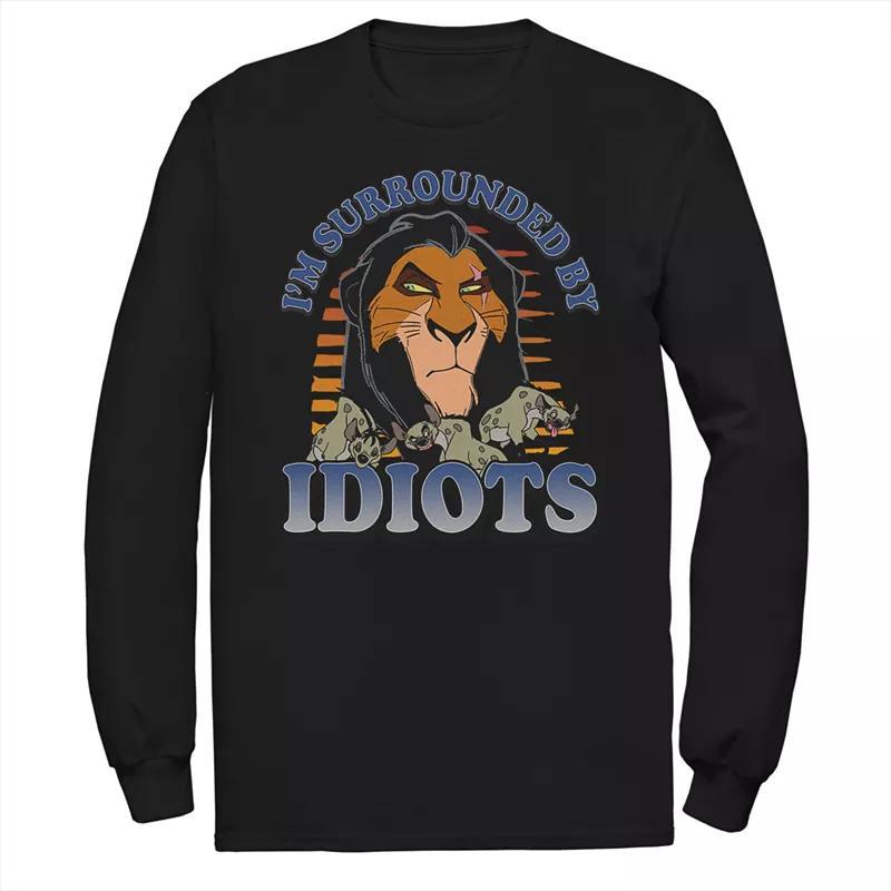 Disneys The Lion King Scar Mens Surrounded by Idiots Tee Product Image