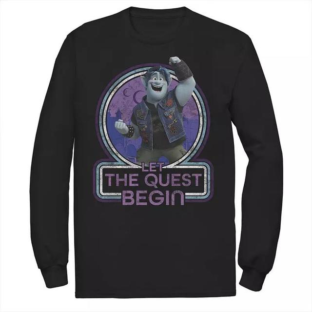 Disneys Aladdin Mens Genie Back By Cosmic Demand Long Sleeve Graphic Tee Product Image