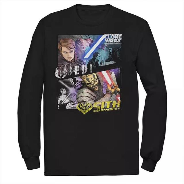 Mens Star Wars: The Clone Wars Jedi & Sith Panels Tee Product Image