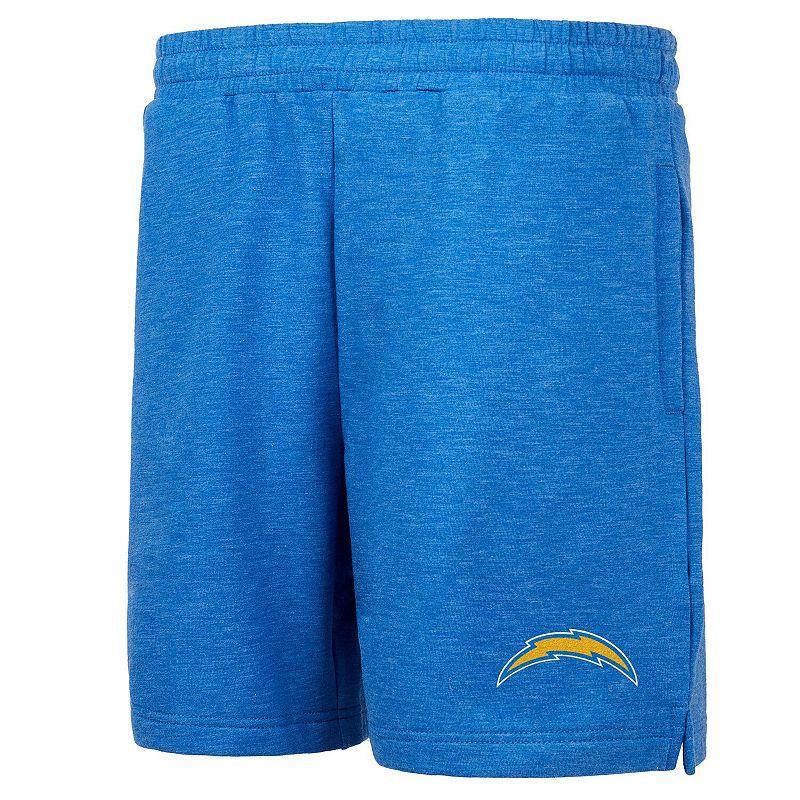 Mens Concepts Sport Powder Los Angeles Chargers Powerplay Fleece Shorts Product Image