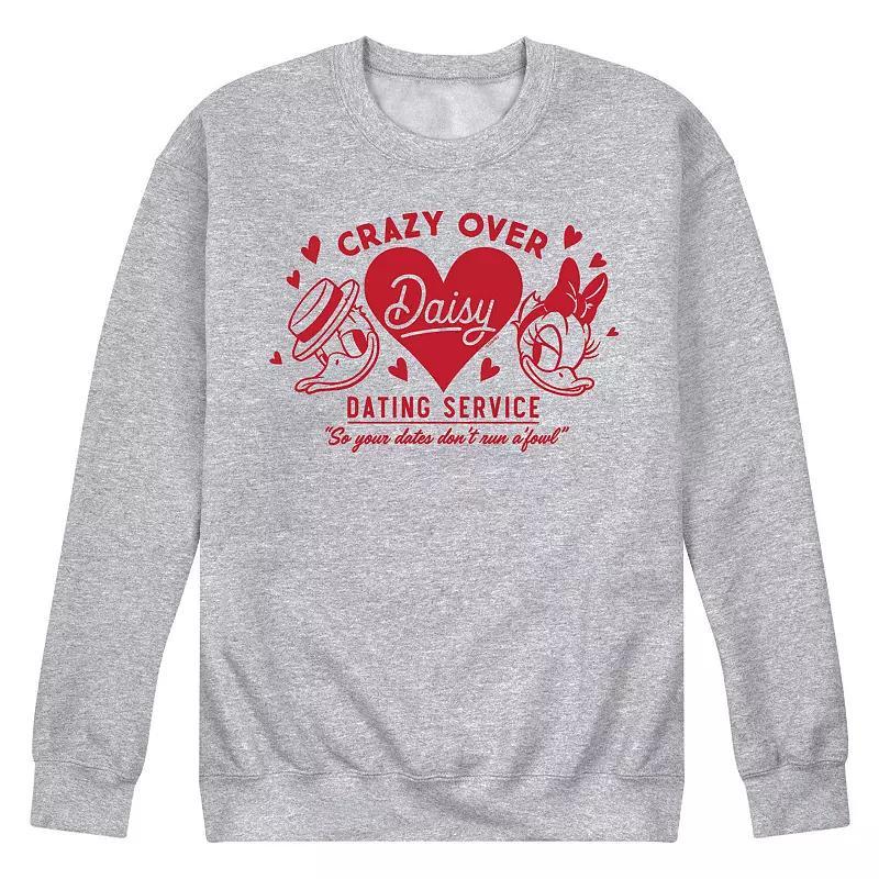 Disneys Crazy Over Daisy Mens Fleece Sweatshirt Product Image