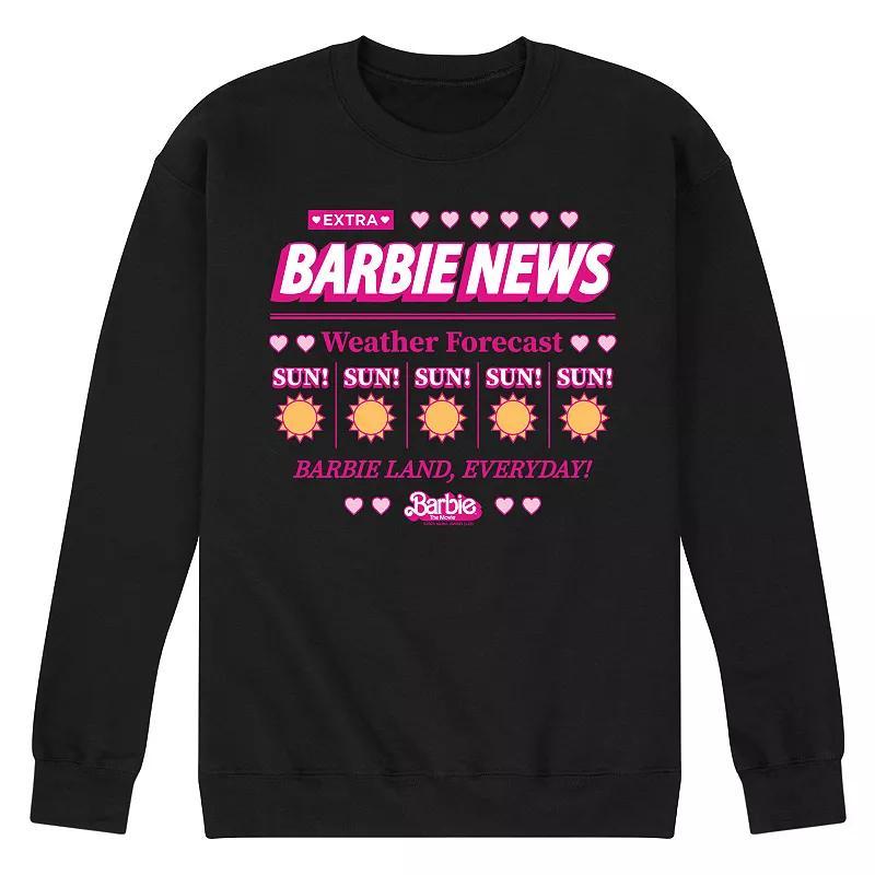 Mens Barbie The Movie Weather Forecast Graphic Tee Blue Product Image