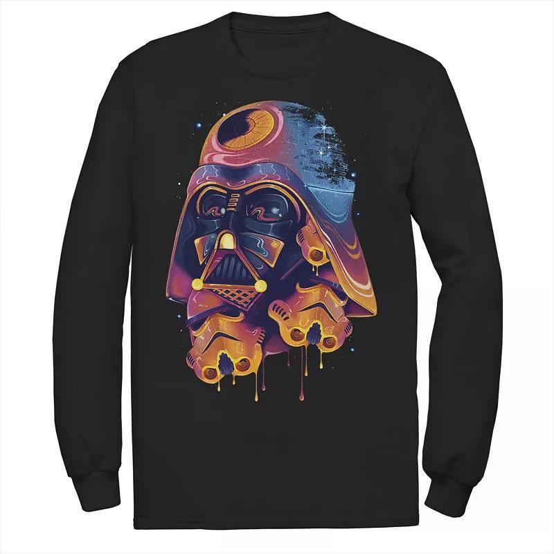 Mens Star Wars Colorful Melted Vader Collage Tee Product Image