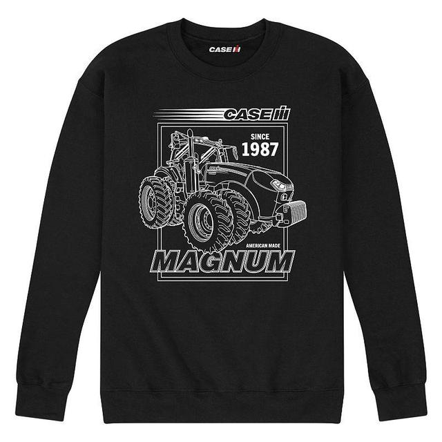 Mens Case IH Magnum Fleece Sweatshirt Blue Product Image