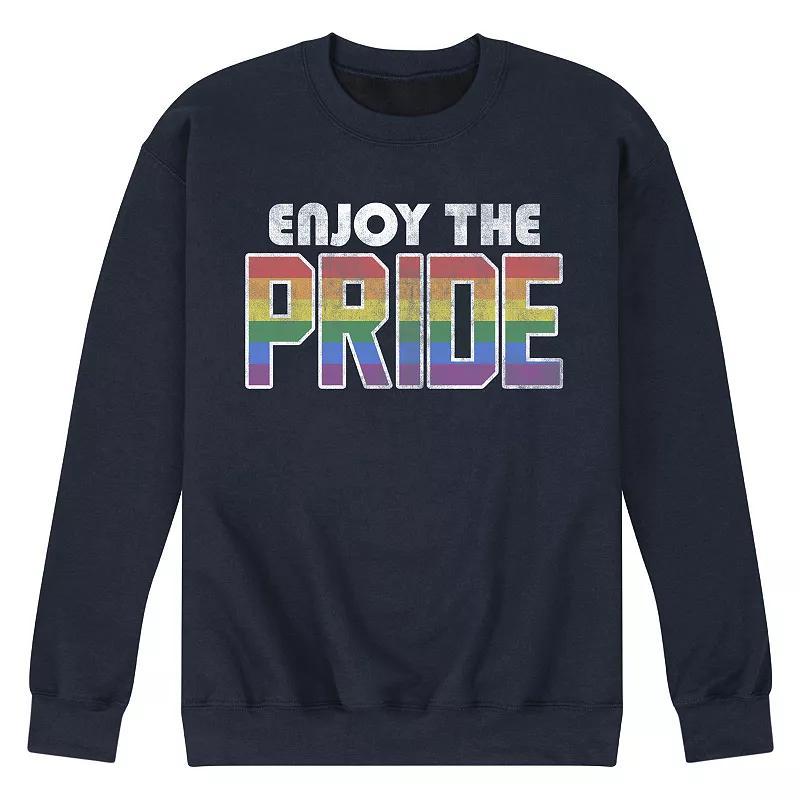 Mens Enjoy The Pride Fleece Sweatshirt Product Image