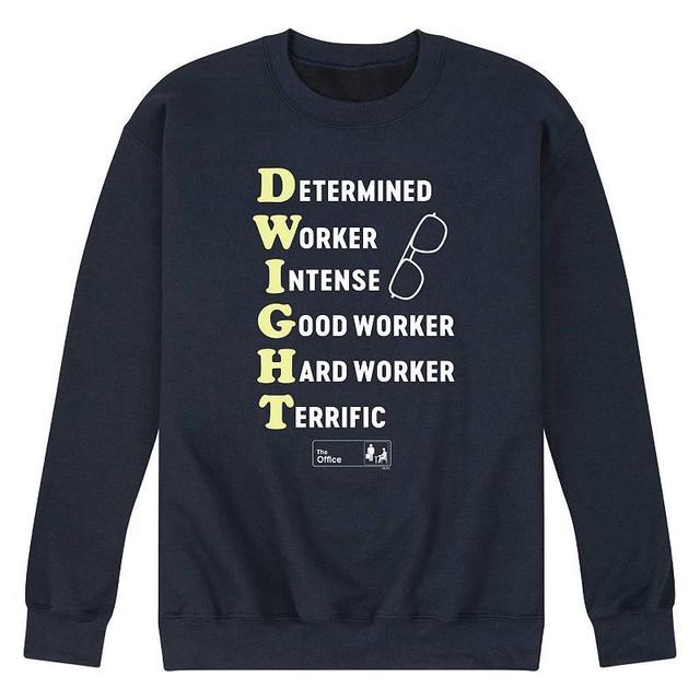 Mens The Office Dwight Defined Sweatshirt Blue Product Image