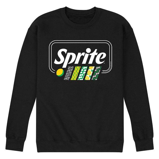 Mens Sprite Pattern Stripes Fleece Sweatshirt Product Image