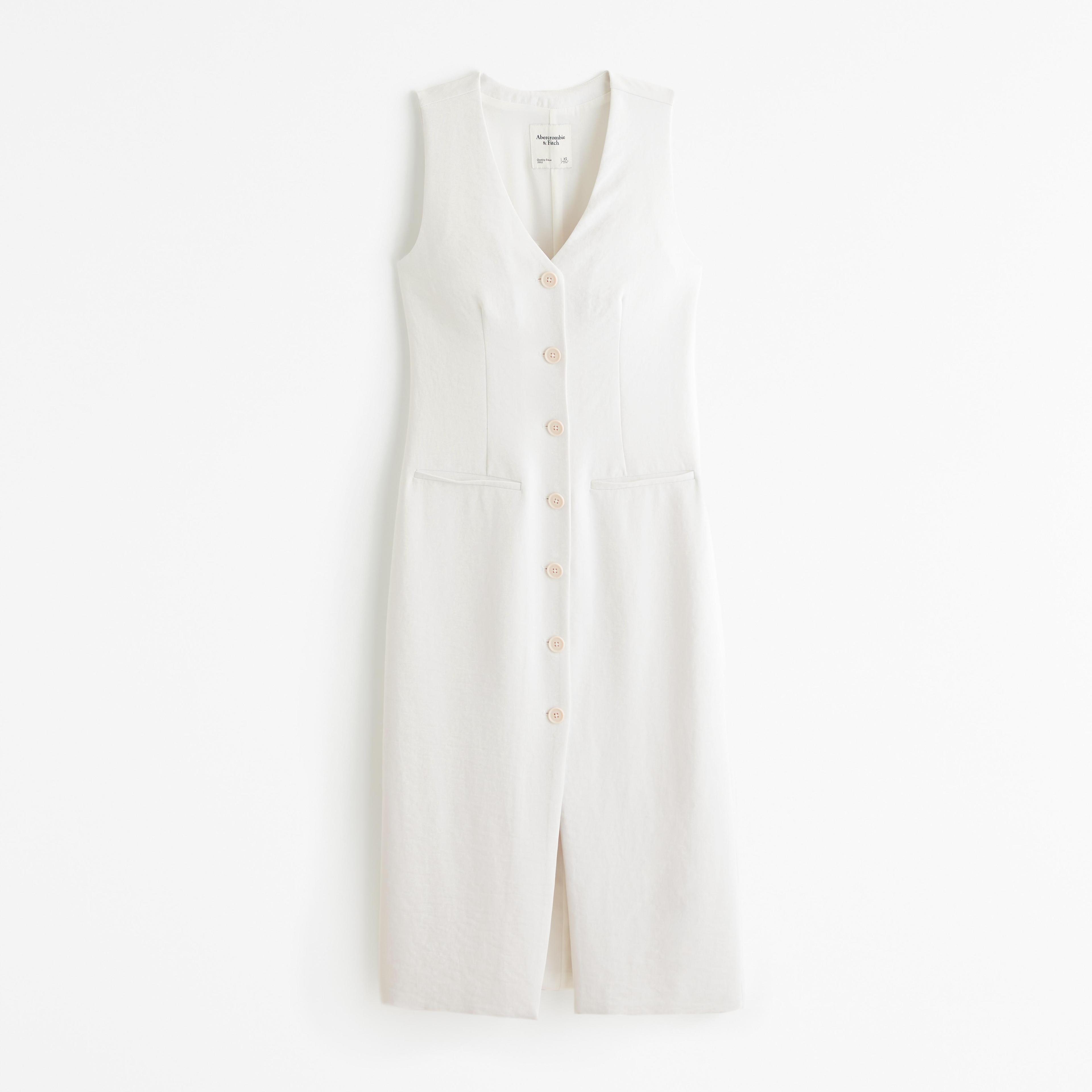 The A&F Mara Vest Midi Dress Product Image