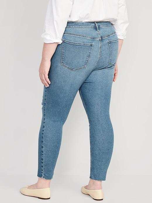 Mid-Rise Rockstar Super-Skinny Ankle Jeans Product Image