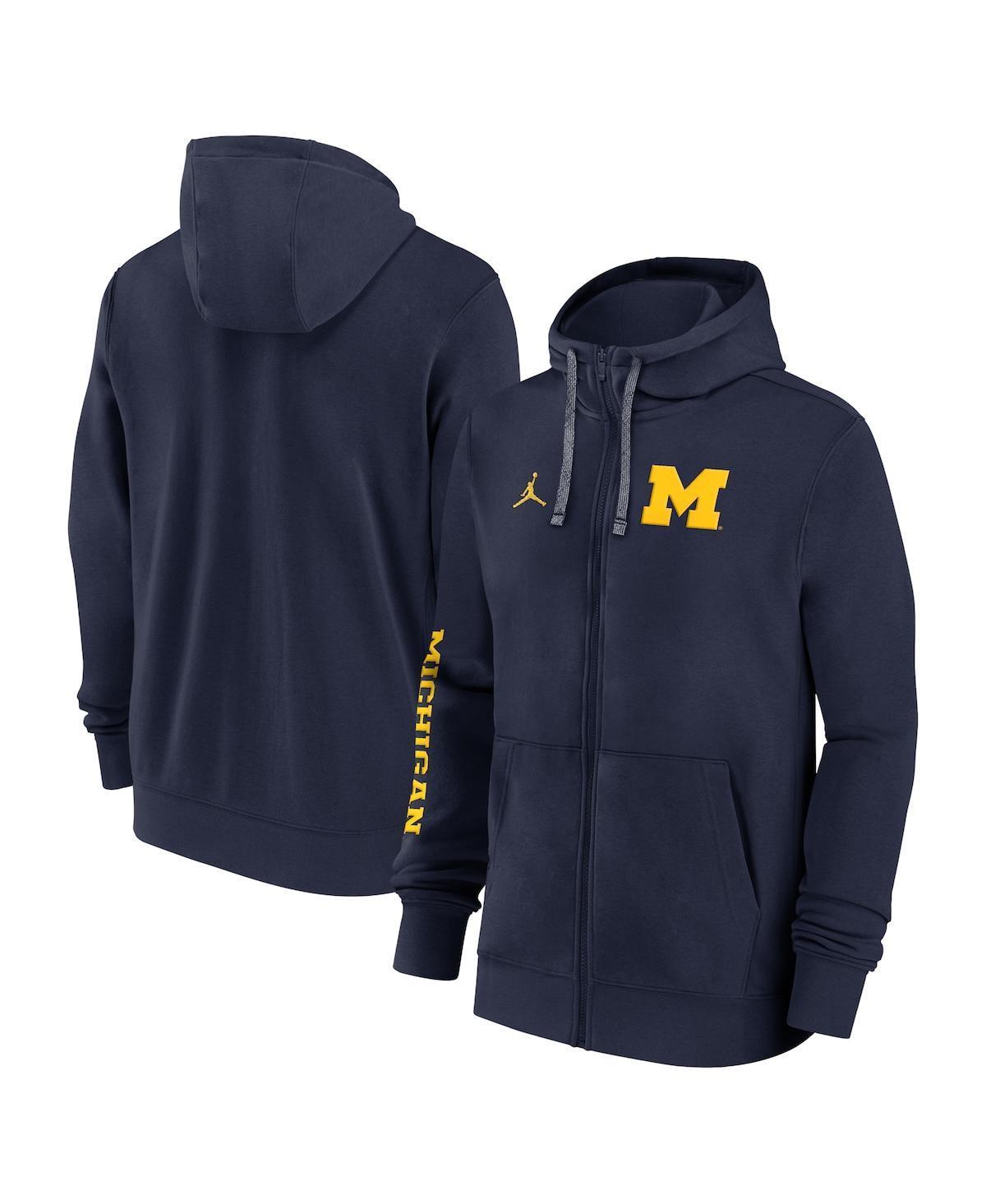 Jordan Mens Michigan Wolverines 2024 Sideline Full-Zip Hoodie Product Image