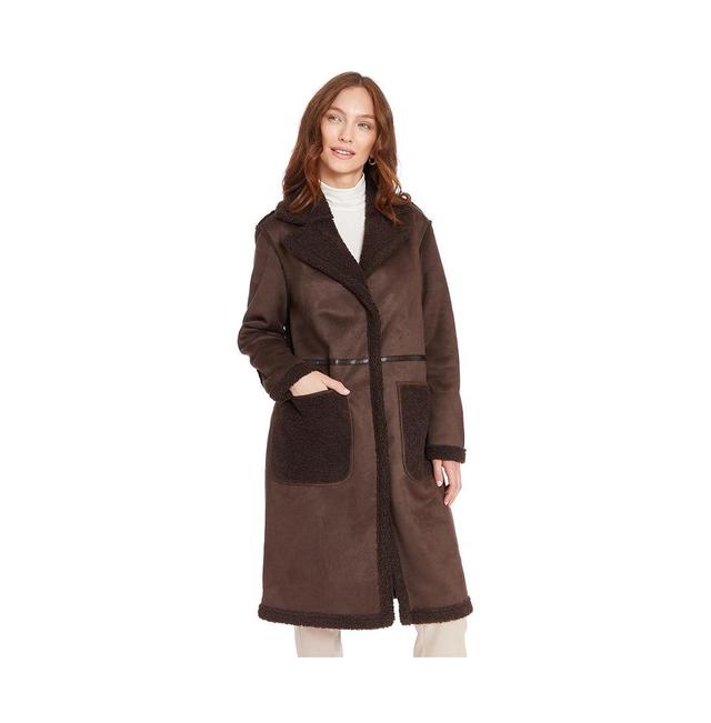 Frye Womens Sharika Faux Shearling Coat Product Image