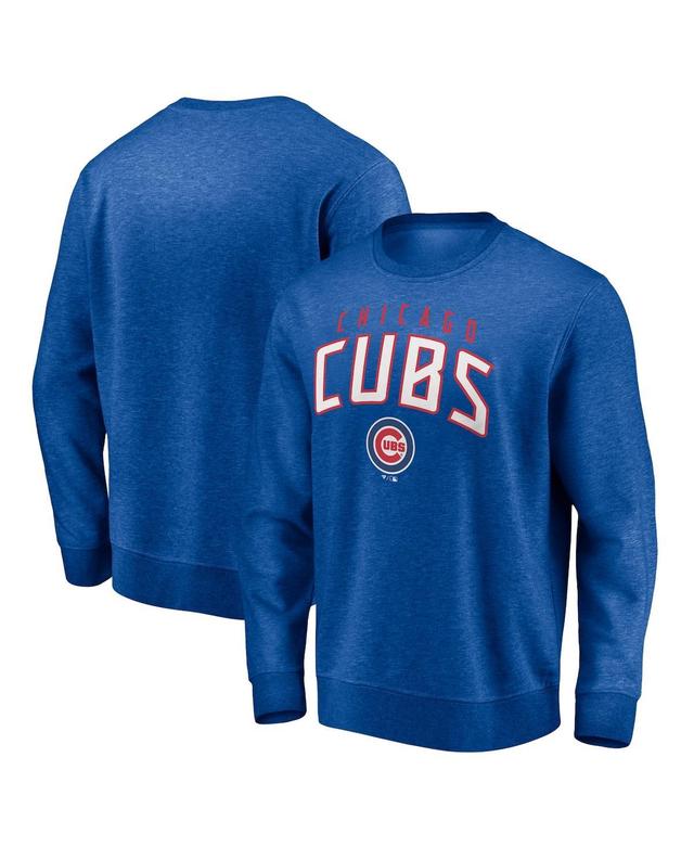 Mens Fanatics Royal Chicago Cubs Gametime Arch Pullover Sweatshirt Product Image