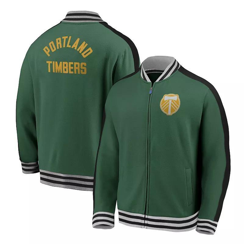 Mens Fanatics Branded Portland Timbers Vintage Varsity Full-Zip Jacket Product Image