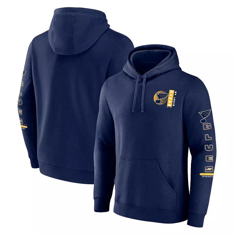 Mens Fanatics Branded St. Louis Blues Revolution Pullover Hoodie Product Image