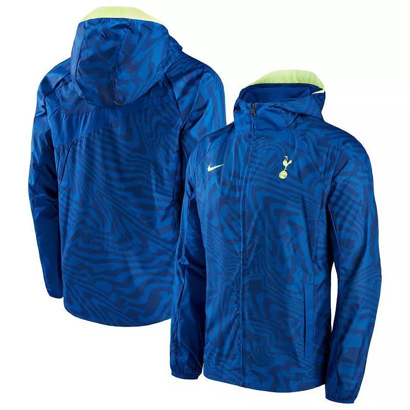 Mens Nike Blue Tottenham Hotspur AWF Performance Raglan Full-Zip Jacket Product Image