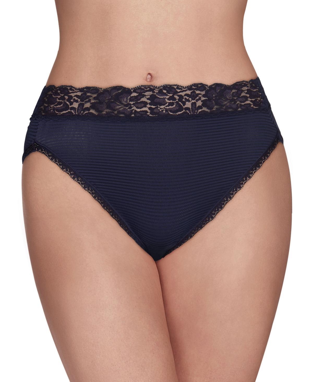 Womens Vanity Fair Flattering Lace Hi-Cut Panty 13280 Product Image