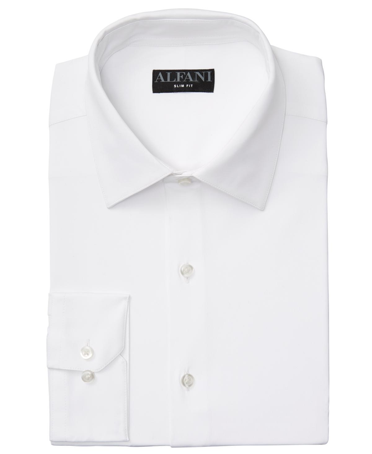 Alfani Mens Slim Fit 4-Way Stretch Dress Shirt, Created for Macys Product Image