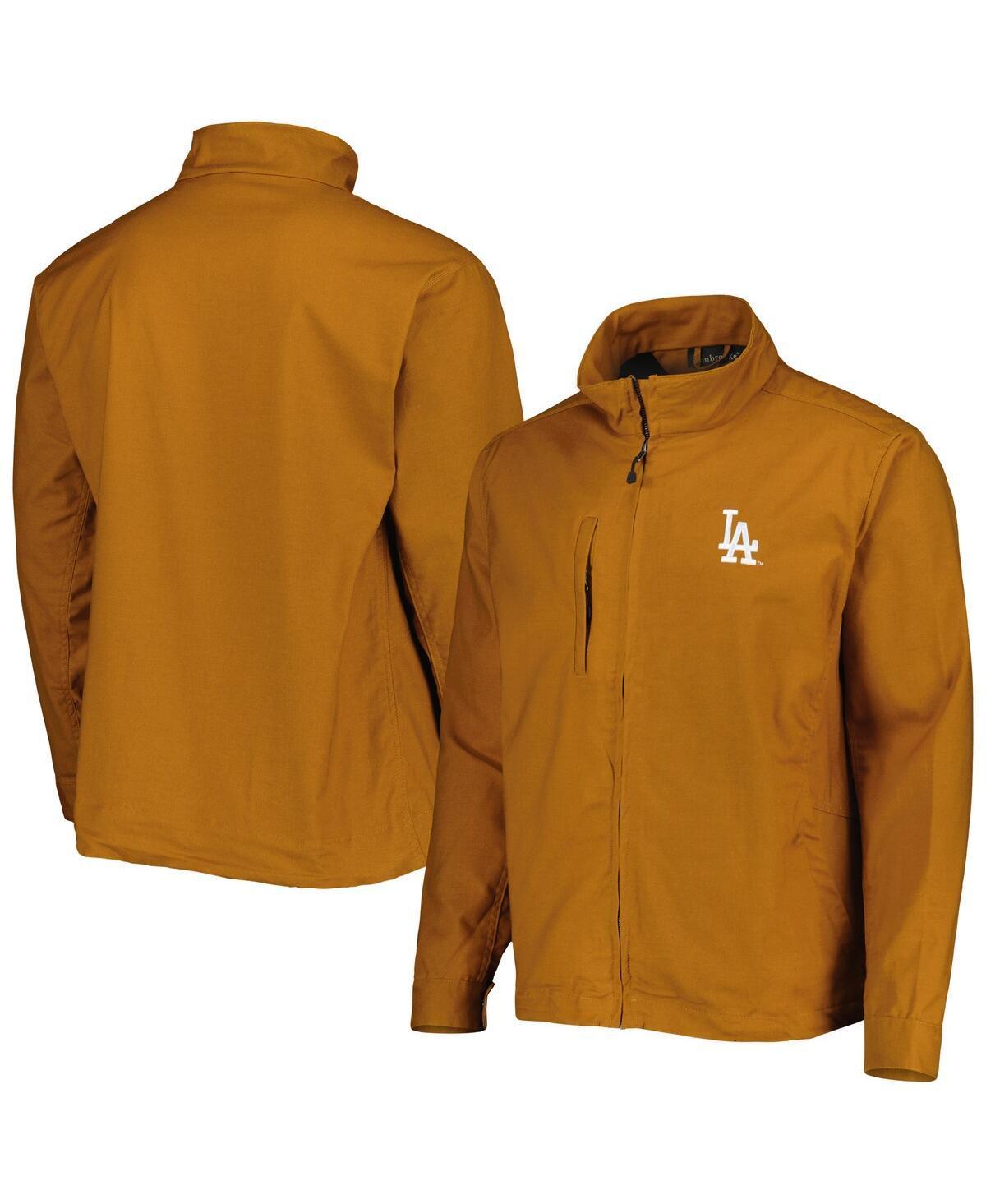 Mens Dunbrooke Tan Los Angeles Dodgers Journey Tri-Blend Full-Zip Jacket Product Image