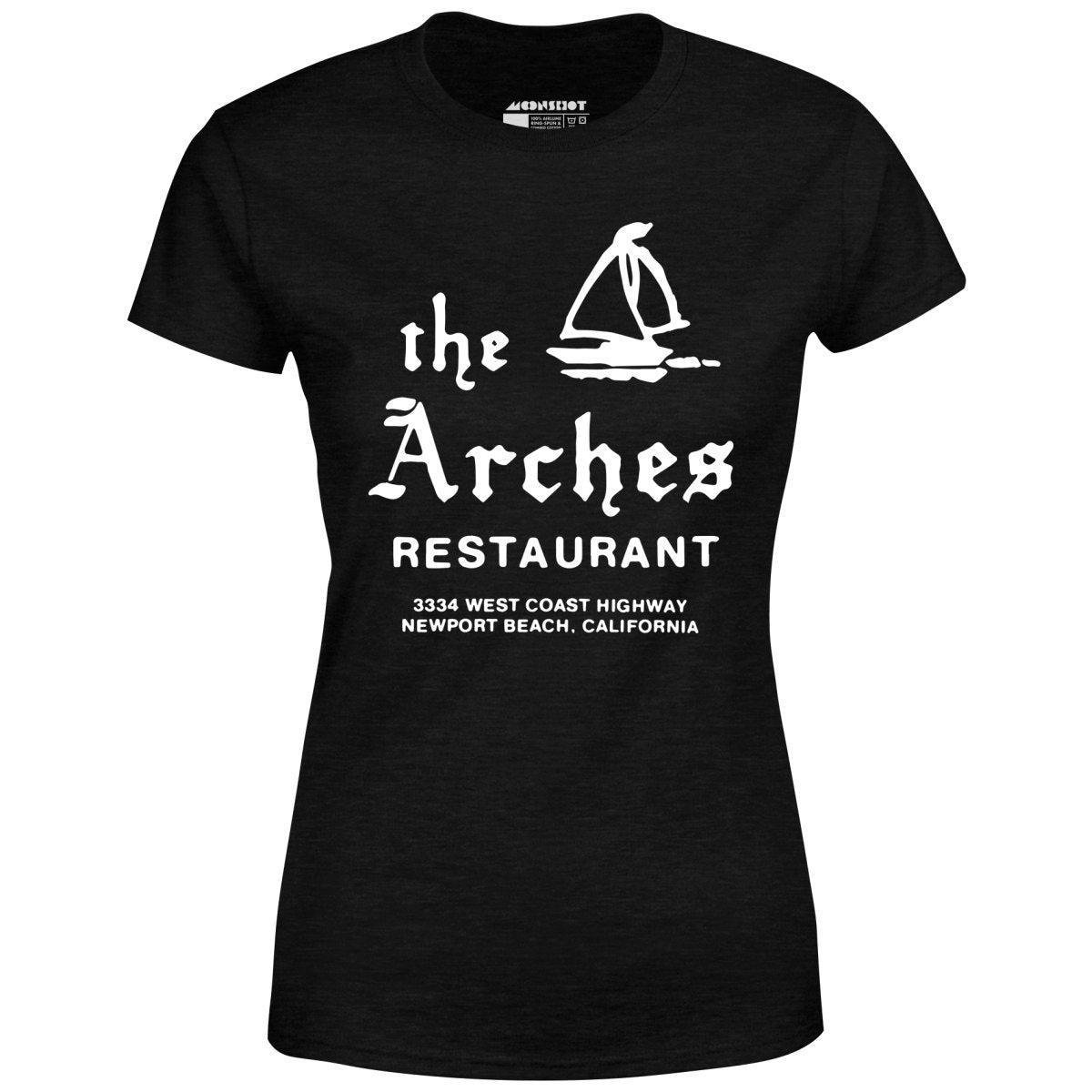 The Arches - Newport Beach, CA - Vintage Restaurant - Women's T-Shirt Female Product Image