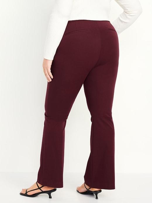 High-Waisted Pixie Flare Pants Product Image