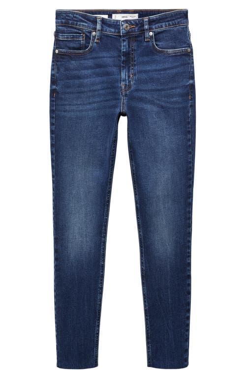 Mango Womens Skinny Cropped Jeans Product Image