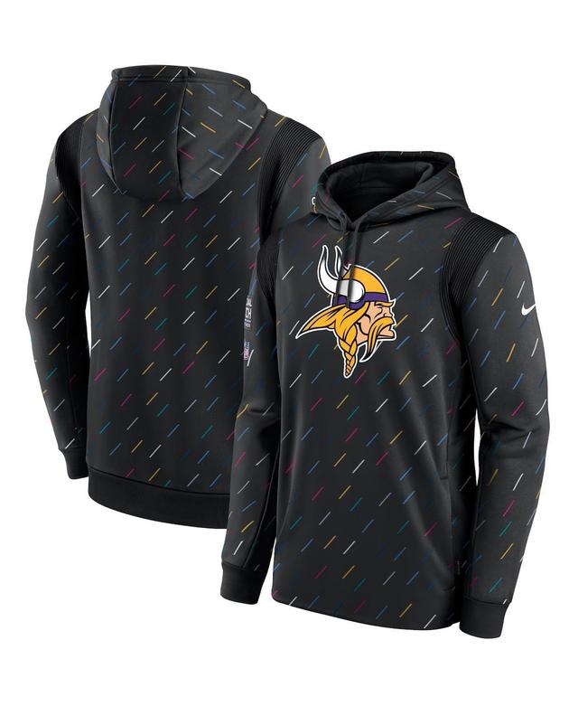 Nike Mens Charcoal Minnesota Vikings 2021 Nfl Crucial Catch Therma Pullover Hoodie Product Image