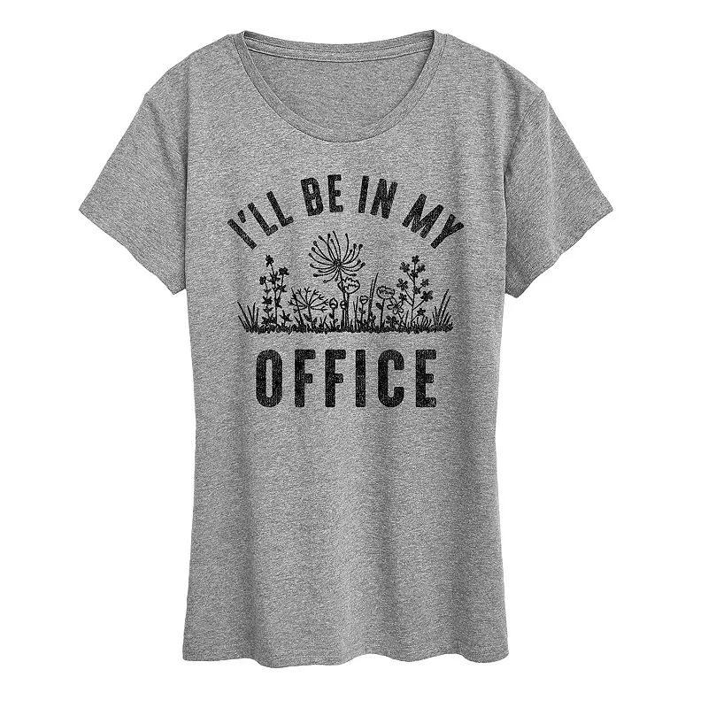 Womens Ill Be In My Office Graphic Tee Product Image