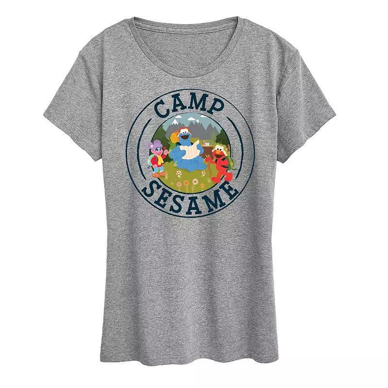 Womens Sesame Street Camp Sesame Graphic Tee Product Image