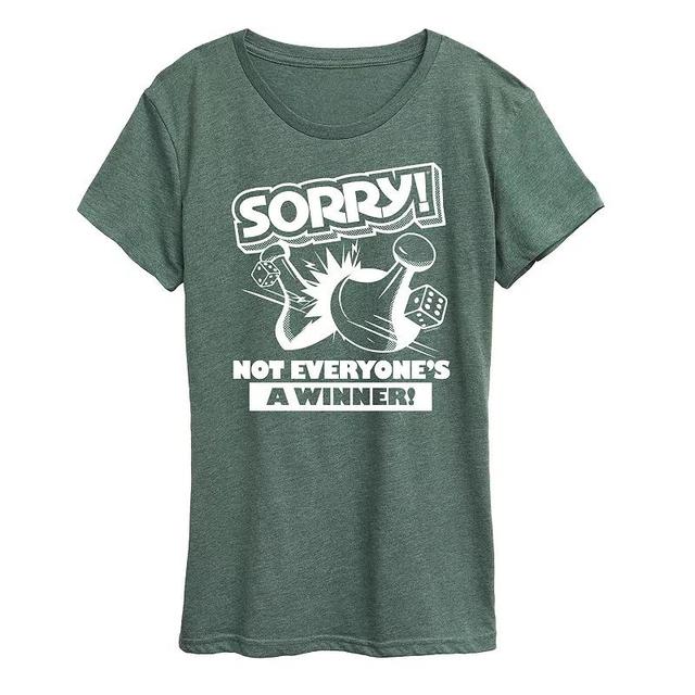 Womens Sorry Not Everyones A Winner Graphic Tee by Hasbro Blue Product Image