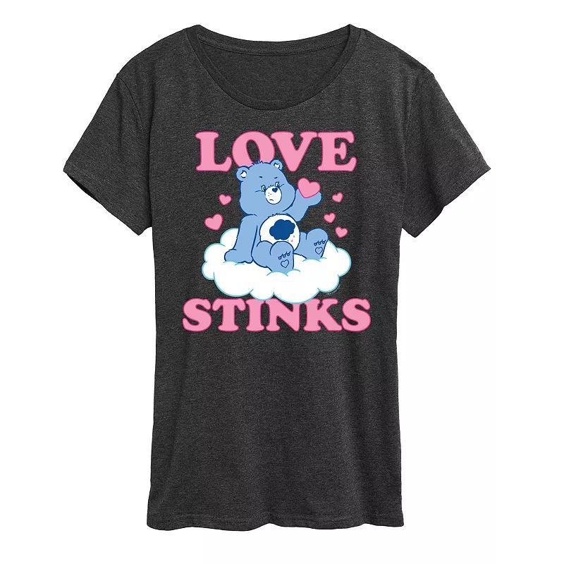 Womens Care Bears Love Stinks Graphic Tee Product Image