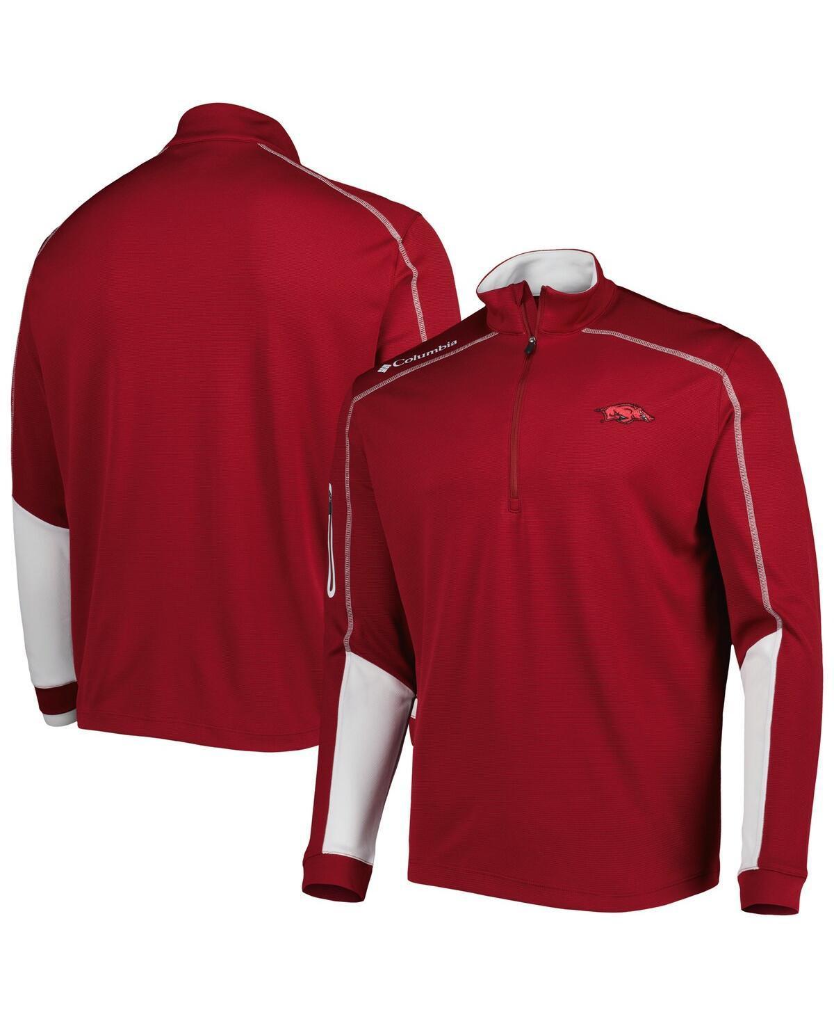 Mens Columbia Cardinal Arkansas Razorbacks Shotgun 2.0 Omni-Wick Quarter-Zip Jacket Product Image