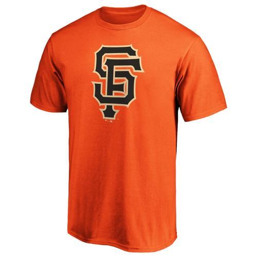 Mens Orange San Francisco Giants Official Logo T-shirt Product Image