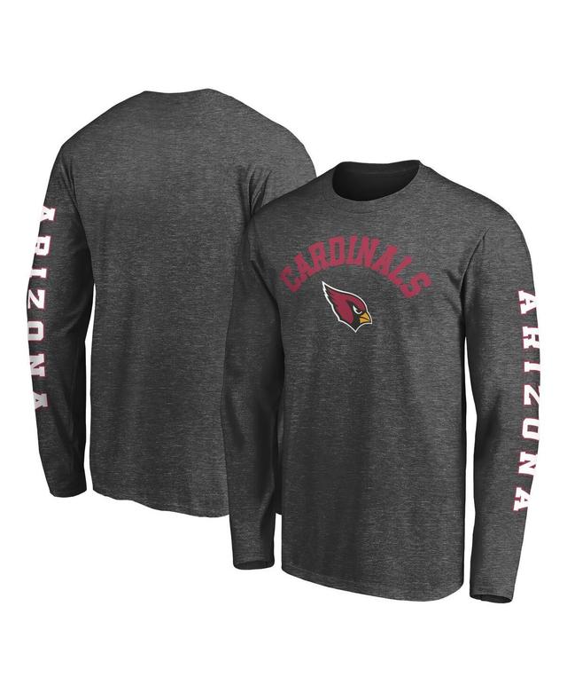 Mens Fanatics Branded Heathered Charcoal Arizona Cardinals Big & Tall City Long Sleeve T-Shirt Product Image