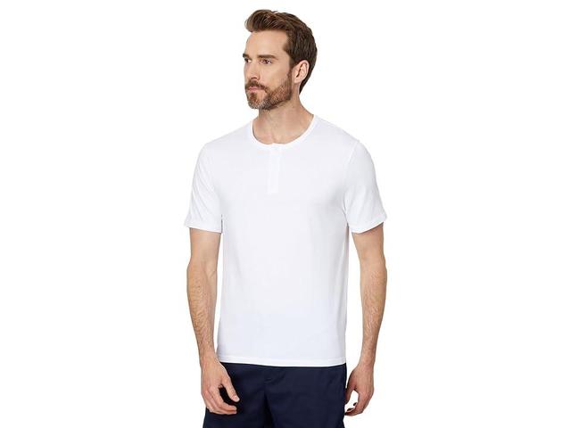 Vince Garment Dyed Short Sleeve Henley Product Image