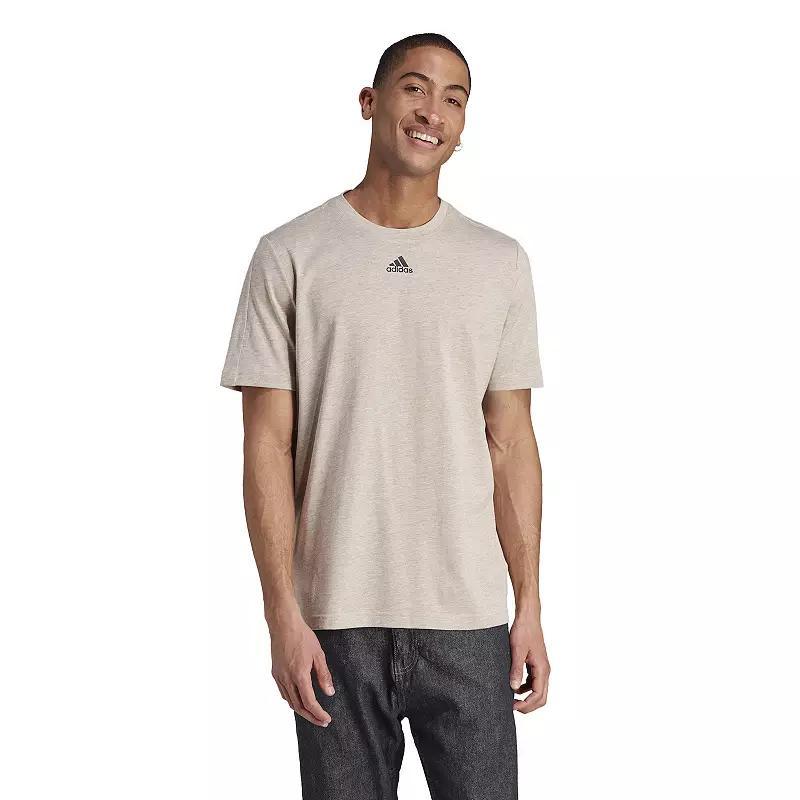 Mens adidas Short Sleeve Single Jersey Tee Product Image