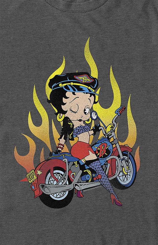 Womens Betty Boop Biker T-Shirt Product Image