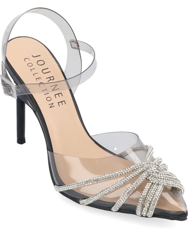 Journee Collection Womens Eleora Lucite Stilettos Product Image