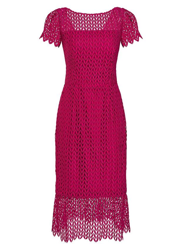 Womens Tatum Lace Sheath Dress Product Image