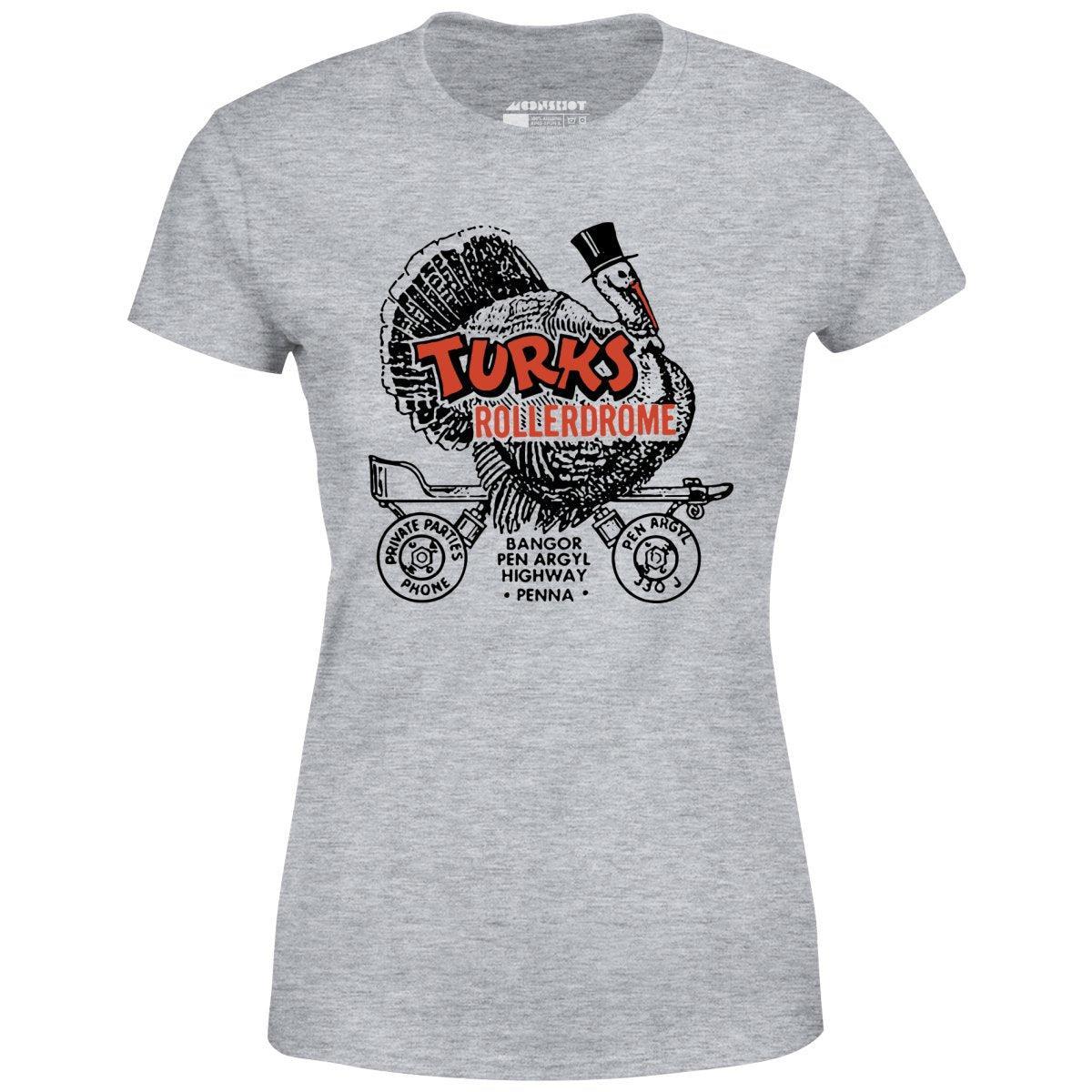 Turks Rollerdrome - Pen Argyl, PA - Vintage Roller Rink - Women's T-Shirt Female Product Image