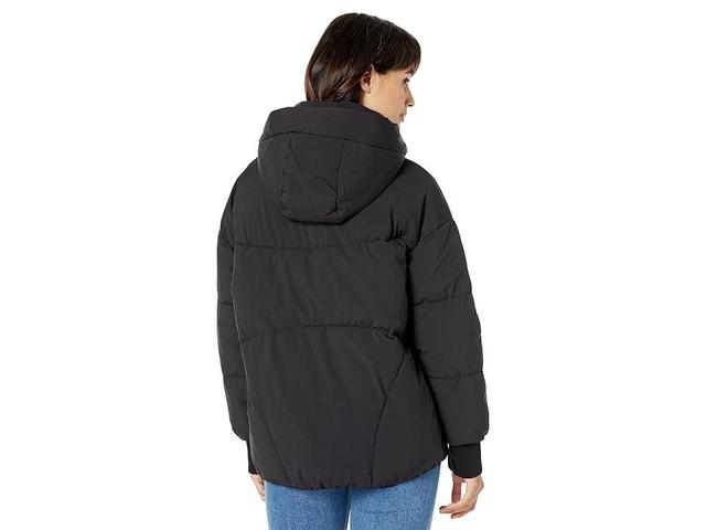 Levi's(r) Shorty Bubble Jacket with Hood (Grey) Women's Clothing Product Image